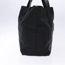 FENDI Tote Bag Nylon Black Gold Auth ep10599-4