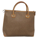 GUCCI Micro GG Supreme Tote Bag PVC Beige Gold 02 4947 39 Auth ep10601-1