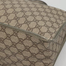 GUCCI GG Supreme Hand Bag PVC Beige Gold 190259 Auth ep10602-12