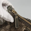 GUCCI GG Supreme Hand Bag PVC Beige Gold 190259 Auth ep10602-15