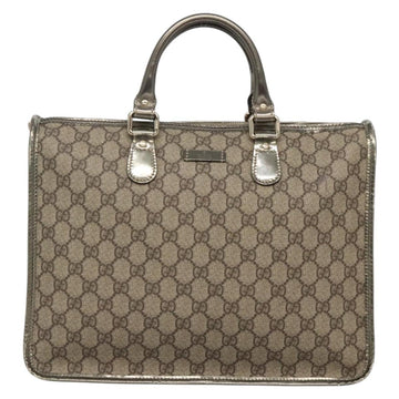 GUCCI GG Supreme Hand Bag PVC Beige Gold 190259 Auth ep10602 - 0