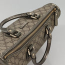 GUCCI GG Supreme Hand Bag PVC Beige Gold 190259 Auth ep10602-6