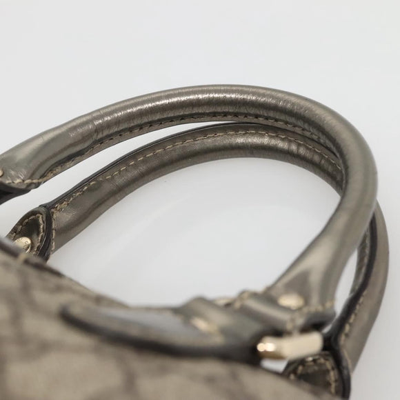 GUCCI GG Supreme Hand Bag PVC Beige Gold 190259 Auth ep10602