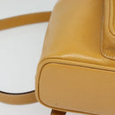 GUCCI Bamboo Backpack Leather Beige Gold 003 2034 0030 Auth ep10604-16