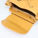 GUCCI Bamboo Backpack Leather Beige Gold 003 2034 0030 Auth ep10604-16