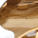 GUCCI Bamboo Backpack Leather Beige Gold 003 2034 0030 Auth ep10604-11