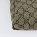 GUCCI GG Supreme Shoulder Bag PVC Beige Silver 223666 Auth ep10605-12