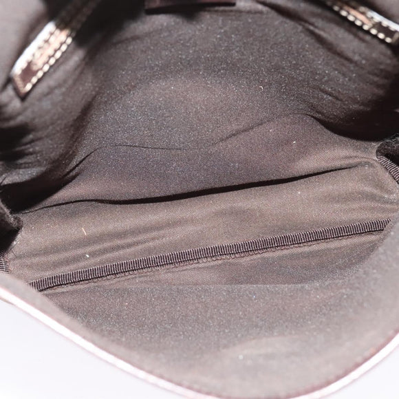 GUCCI GG Supreme Shoulder Bag PVC Beige Silver 223666 Auth ep10605