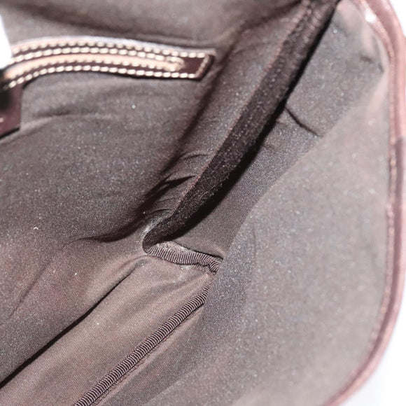 GUCCI GG Supreme Shoulder Bag PVC Beige Silver 223666 Auth ep10605