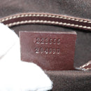 GUCCI GG Supreme Shoulder Bag PVC Beige Silver 223666 Auth ep10605-21