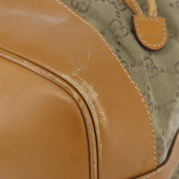 GUCCI GG Canvas Shoulder Bag Beige Gold 001 854 1627 Auth ep10612