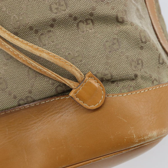 GUCCI GG Canvas Shoulder Bag Beige Gold 001 854 1627 Auth ep10612