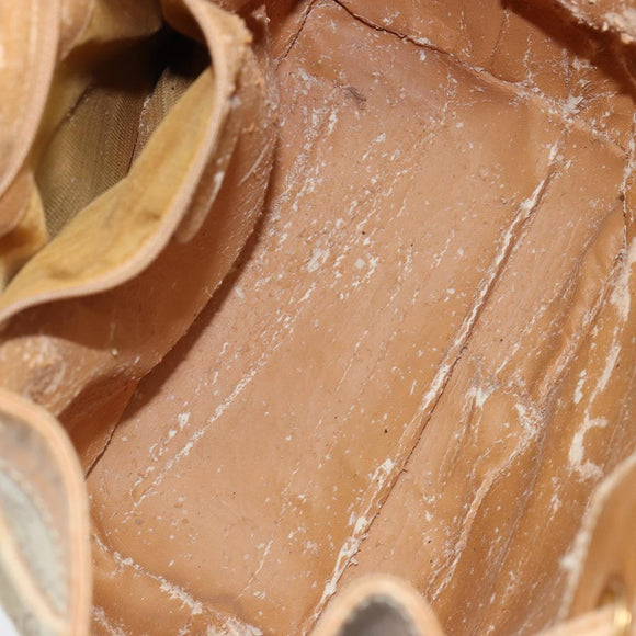 GUCCI GG Canvas Shoulder Bag Beige Gold 001 854 1627 Auth ep10612