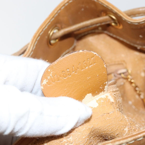 GUCCI GG Canvas Shoulder Bag Beige Gold 001 854 1627 Auth ep10612