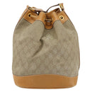 GUCCI GG Canvas Shoulder Bag Beige Gold 001 854 1627 Auth ep10612-3