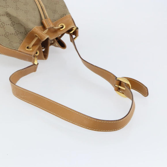 GUCCI GG Canvas Shoulder Bag Beige Gold 001 854 1627 Auth ep10612
