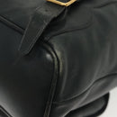 GUCCI Bamboo Backpack Leather Black Gold 003 2058 0016 Auth ep10615-20