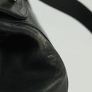 GUCCI Bamboo Backpack Leather Black Gold 003 2058 0016 Auth ep10615-4