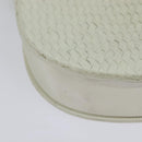 SAINT LAURENT Shoulder Bag Leather White Gold Auth ep10622-12