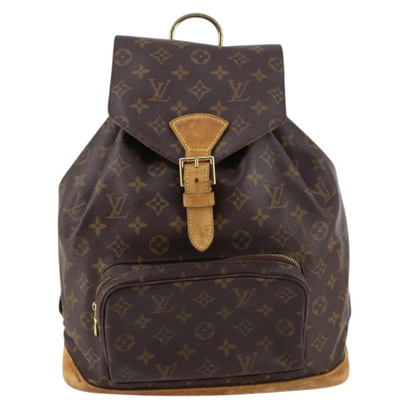 LOUIS VUITTON Monogram Montsouris GM Backpack M51135 LV Auth ep10626