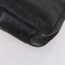 GUCCI Bamboo Hand Bag Leather 2way Black Gold 001 1998 1577 Auth ep10628-16
