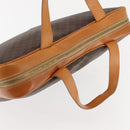 CELINE Macadam Canvas Business Bag PVC Brown Gold Auth ep10631-6