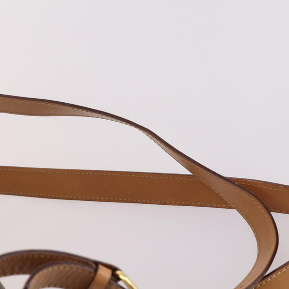 CELINE Macadam Canvas Backpack PVC Leather Brown Gold Auth ep10632