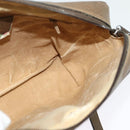 GUCCI GG Supreme Web Sherry Line Shoulder Bag PVC Beige Gold Auth ep10647-17