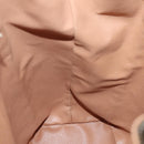 CELINE Macadam Canvas Backpack PVC Leather Brown Gold Auth ep10649-21