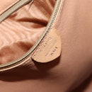 CELINE Macadam Canvas Backpack PVC Leather Brown Gold Auth ep10649-24