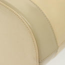 Burberrys Shoulder Bag Leather Beige Gold Auth ep10651-14