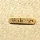 Burberrys Shoulder Bag Leather Beige Gold Auth ep10651-17