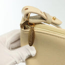 Burberrys Shoulder Bag Leather Beige Gold Auth ep10651-11