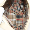 Burberrys Shoulder Bag Leather Beige Gold Auth ep10651-12