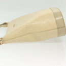 Burberrys Shoulder Bag Leather Beige Gold Auth ep10651-4