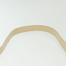 Burberrys Shoulder Bag Leather Beige Gold Auth ep10651-9