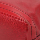 LOUIS VUITTON Epi Noe Shoulder Bag Red M44007 LV Auth ep10660-9
