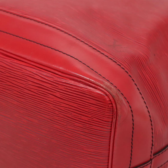 LOUIS VUITTON Epi Noe Shoulder Bag Red M44007 LV Auth ep10660