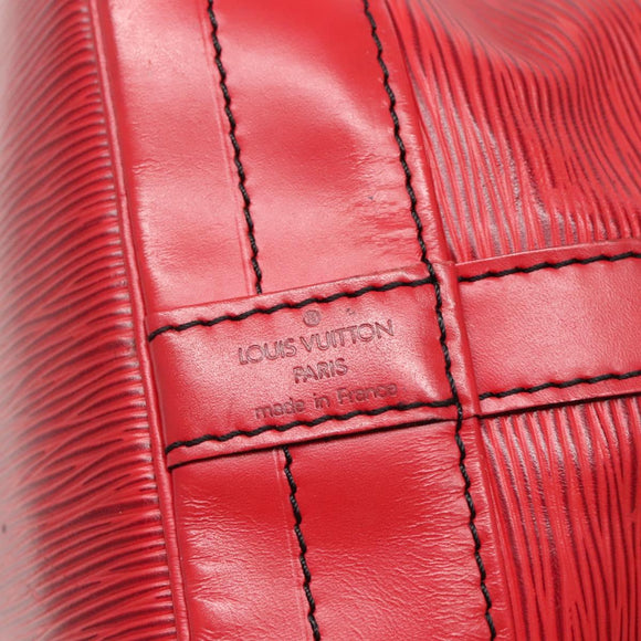 LOUIS VUITTON Epi Noe Shoulder Bag Red M44007 LV Auth ep10660