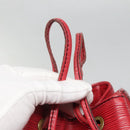 LOUIS VUITTON Epi Noe Shoulder Bag Red M44007 LV Auth ep10660-10