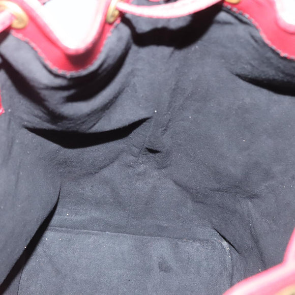 LOUIS VUITTON Epi Noe Shoulder Bag Red M44007 LV Auth ep10660