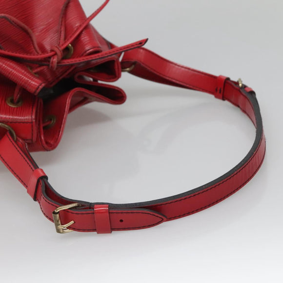 LOUIS VUITTON Epi Noe Shoulder Bag Red M44007 LV Auth ep10660