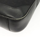 GUCCI Bamboo GG Canvas Hand Bag 2way Black Silver 001 4095 Auth ep10663-15