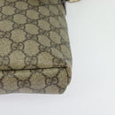 GUCCI GG Supreme Shoulder Bag PVC Beige Silver 223666 Auth ep10673-11
