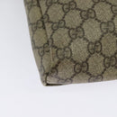 GUCCI GG Supreme Shoulder Bag PVC Beige Silver 223666 Auth ep10673-12