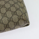 GUCCI GG Supreme Shoulder Bag PVC Beige Silver 223666 Auth ep10673-13