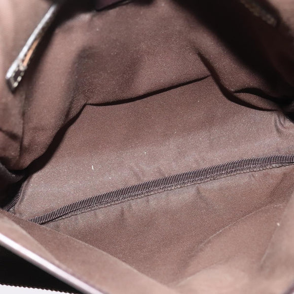 GUCCI GG Supreme Shoulder Bag PVC Beige Silver 223666 Auth ep10673