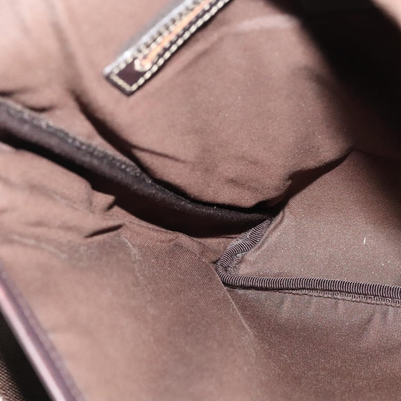 GUCCI GG Supreme Shoulder Bag PVC Beige Silver 223666 Auth ep10673