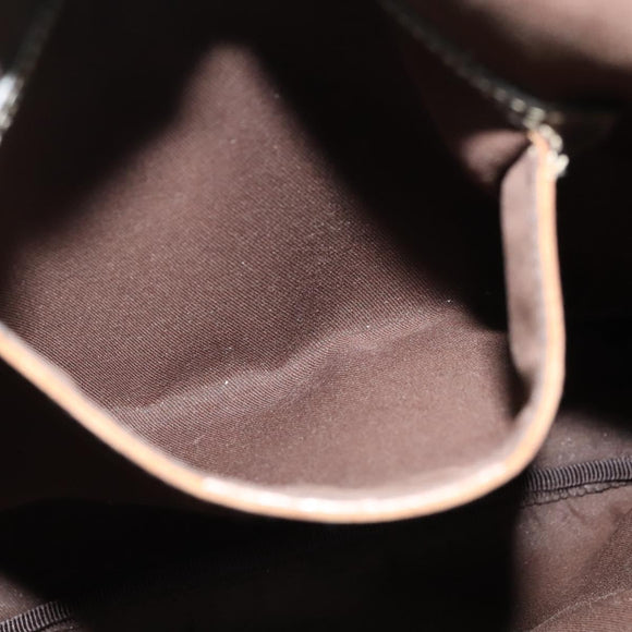 GUCCI GG Supreme Shoulder Bag PVC Beige Silver 223666 Auth ep10673