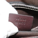 GUCCI GG Supreme Shoulder Bag PVC Beige Silver 223666 Auth ep10673-21